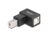 Delock 67204 Usb 2.0 Adapter Usb Type-B Male To Usb Type-B Female 90° Angled