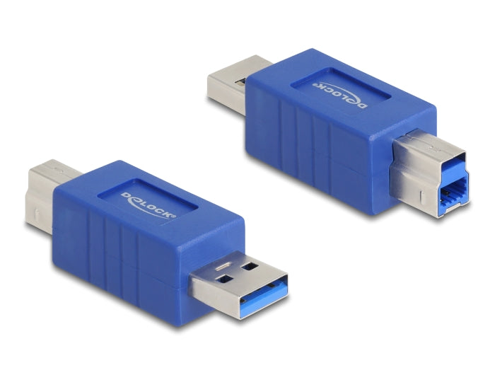 Delock 67213 Usb 5 Gbps Adapter Usb Type-A Male To Usb Type-B Male (Crossed)