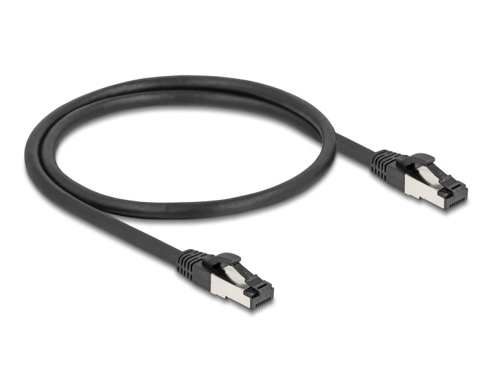 Delock 80570 Rj45 Network Cable Cat.8.1 S/Ftp 0.5 M Up To 40 Gbps Black