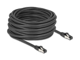 Delock 80576 Rj45 Network Cable Cat.8.1 S/Ftp 15 M Up To 40 Gbps Black