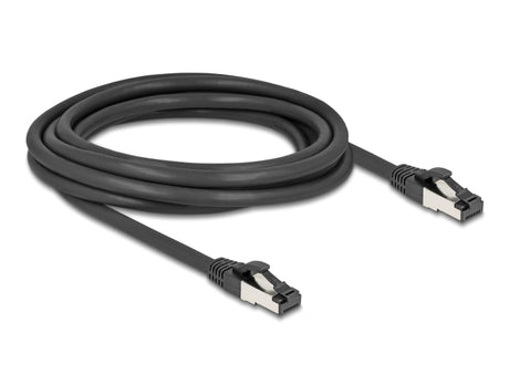 Delock 80573 Rj45 Network Cable Cat.8.1 S/Ftp 3 M Up To 40 Gbps Black