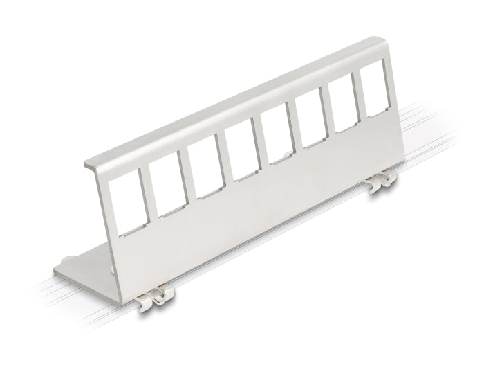 Delock 90657 Keystone Metal Mounting 8 Port For Din Rail