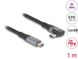 Delock 81131 Usb 40 Gbps Cable Angled Left / Right Usb Pd 3.1