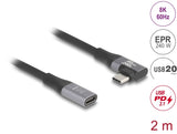 Delock 81148 Usb 20 Gbps Extension Cable Angled Left / Right Usb