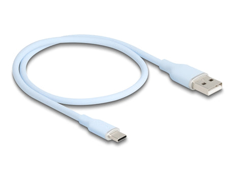 Delock 81221 Usb 2.0 Cable Usb Type-A Male To Usb Type-C™ Male 0.5 M Blue