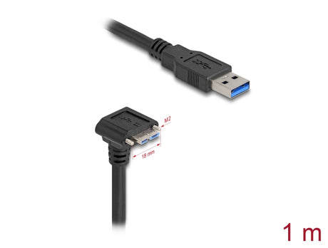 Delock 81030 Usb 5 Gbps Cable Usb Type-A Male Straight To Usb Micro-B Male