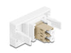 Delock 90840 Easy 45 Module Lc Duplex Female To Lc Duplex Female White / Beige