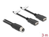 Delock 60651 M12 Cable A-Coded 8 Pin Female To 2 X Usb 2.0 Type-A Female 3 M