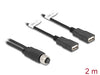 Delock 60291 M12 Cable A-Coded 8 Pin Female To 2 X Usb 2.0 Type-A Female 2 M