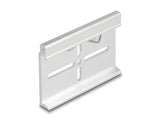 Delock 67144 Aluminium Mounting Clip For Din Rail 70.0 X 47.8 Mm Silver