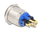 Delock 22051 Push Switch For Installation 22 Mm 6 X Solder Connection Led