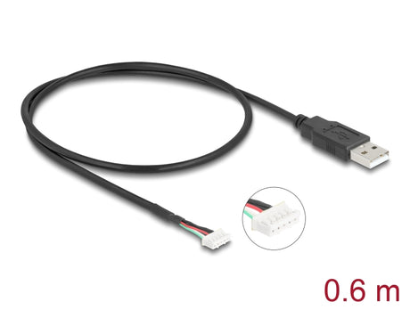 Delock 12109 Usb 2.0 Connection Cable For 5 Pin Camera Modules 0.6 M