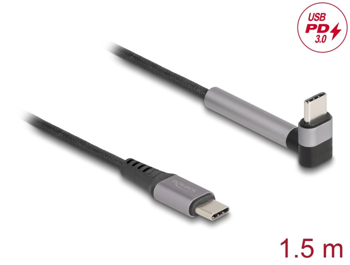 Delock 81172 Usb 2.0 Cable Usb Type-C™ Male To Male Angled