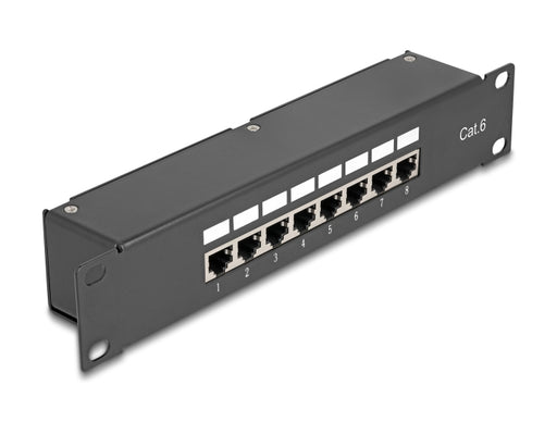 Delock 43304 10″ Coupler Patch Panel 8 Port Cat.6