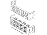 Delock 86517 Keystone Mounting Panel 8 Port Surface Mount Vertical