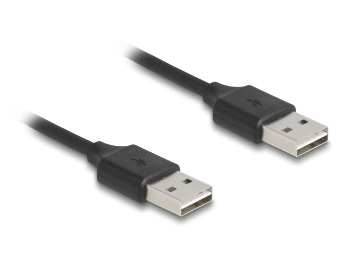 Delock 90124 Coiled Cable Easy-Usb 2.0 Type-A Male To Easy-Usb Type-A Male