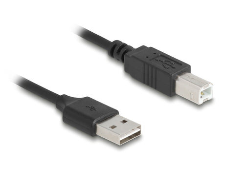 Delock 90130 Coiled Cable Easy-Usb 2.0 Type-A Male To Usb Type-B Male