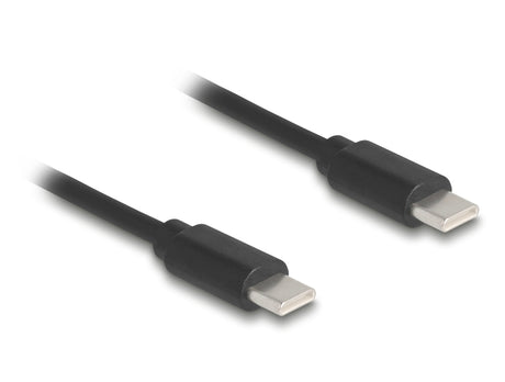 Delock 90369 Usb 2.0 Type-C™ Coiled Cable Male To Male 0.45 M To 0.75 M Black