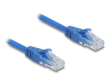 Delock 90197 Rj45 Coiled Cable Plug To Plug Cat.6 Utp 0.6 M To 1.2 M Blue