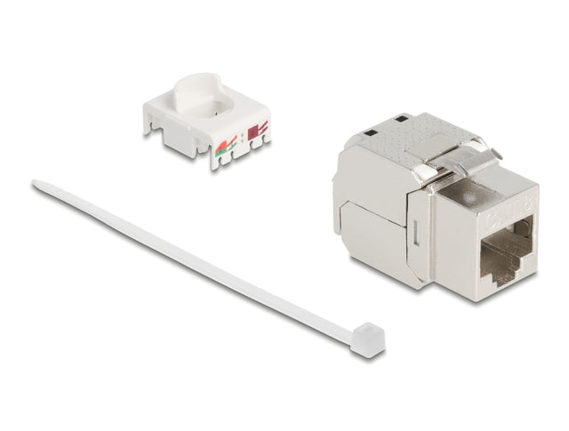 Delock 90683 Keystone Module Rj45 Jack To Lsa Cat.8.1 With Metal Latch Toolfree