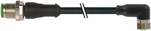 Murrelektronik 7000-40621-6110200 Cable M12 Male 0° /M8 Female 90°