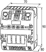 MurrElektronik 9000-41034-0100600 Mico Auxiliary Circuit 4 Channel