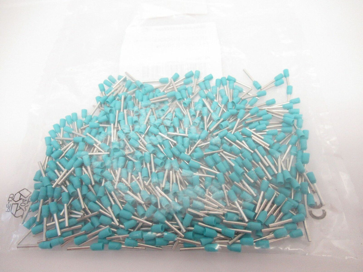 9025770000 Weidmuller Turquoise Wire Ferrule Connector Single Wire Pack Of 500