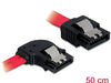 Delock 82603 Sata 3 Gb/S Cable Straight To Left Angled 50 Cm Red