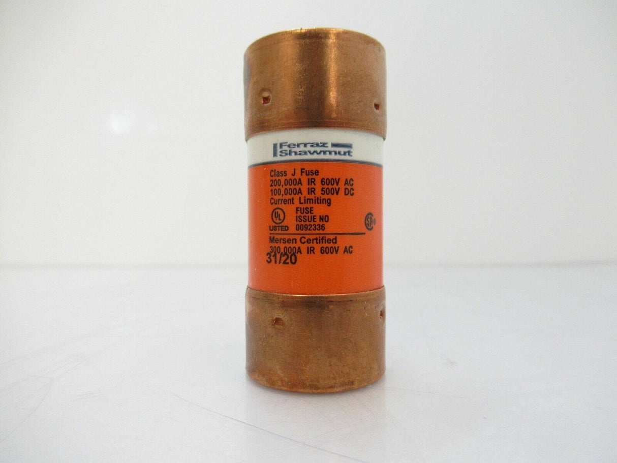 AJT50 Mersen Fuse Time-Delay, Class J, 600V AC, 50 A, Sold Per Pack Of 10