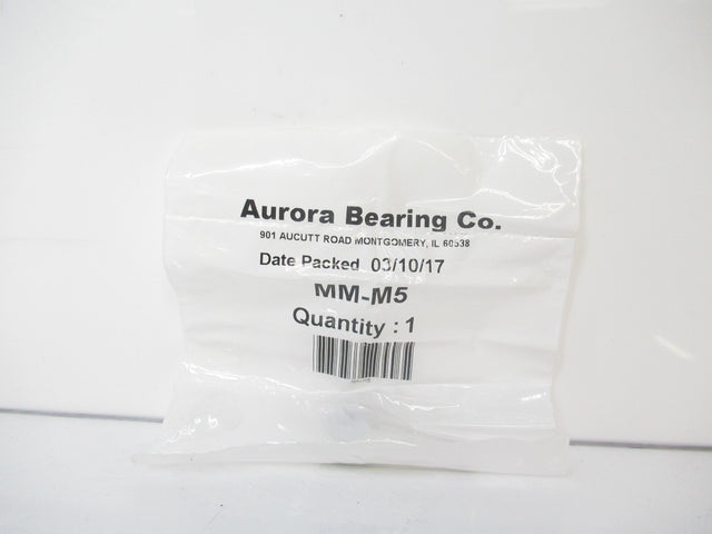 Aurora Bearing MM-M5 Ball Joint Rod End, M5 X 0.8mm Thread