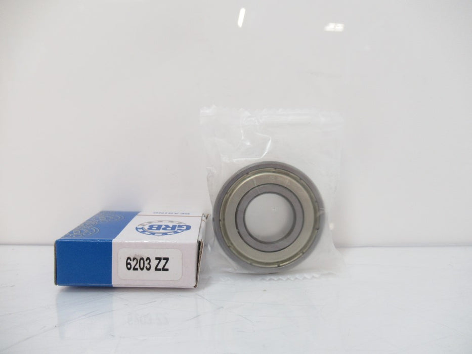 GRB Bearings 6203-ZZ Radial Ball Bearing Double Shielded Bore Dia 17 x 40 x 12mm