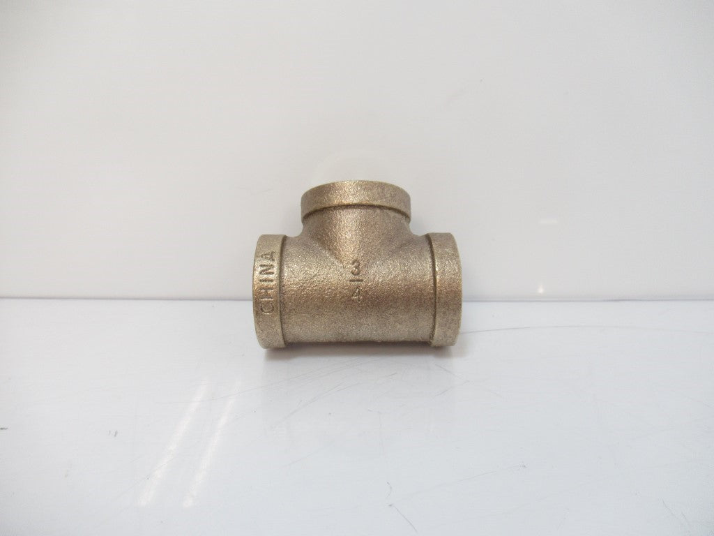 Union Tee 101-E Female 3/4 NPT Brass