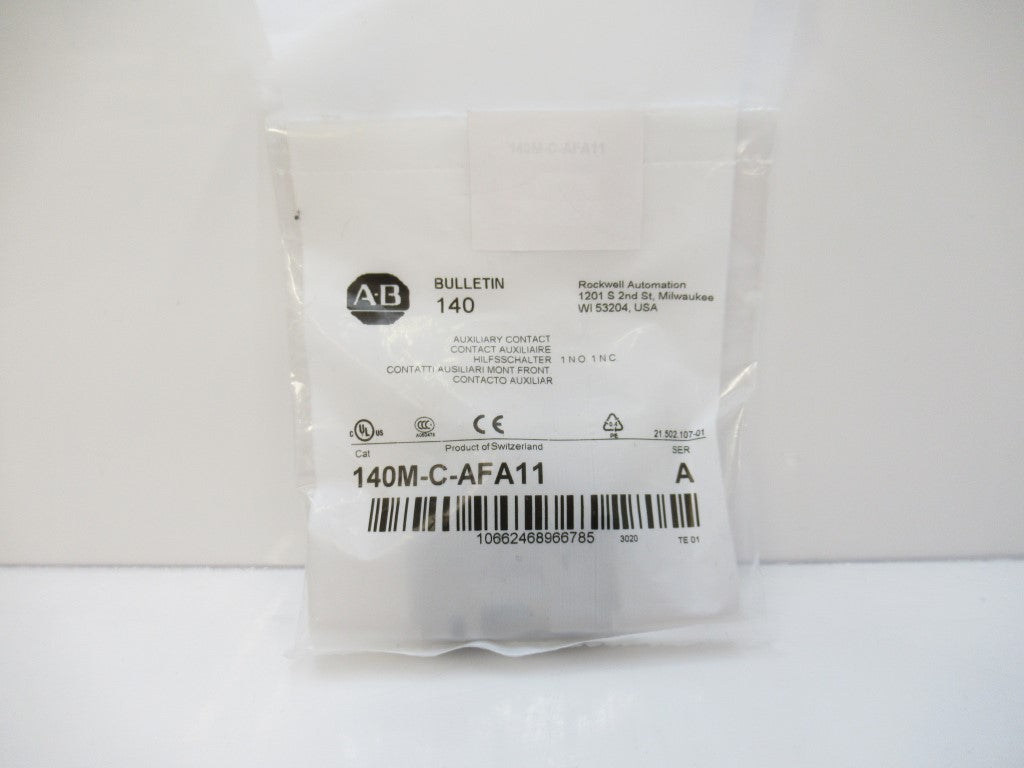 140M-C-AFA11 140MCAFA11 Allen Bradley  Auxiliary Contact Block Series A