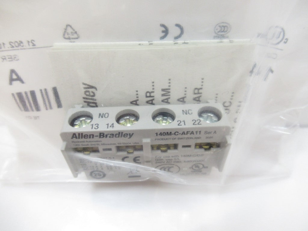 140M-C-AFA11 140MCAFA11 Allen Bradley  Auxiliary Contact Block Series A