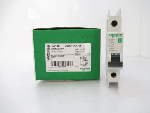 Schneider Electric M9F42115 Circuit Breaker 1-Pole 15A C Curve, Sold By Unit