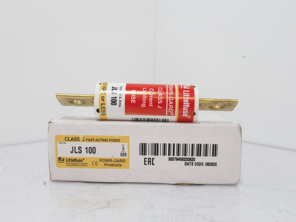 Littelfuse JLS-100 Fast-Acting Fuses 100 Amp, 600V AC, Class J