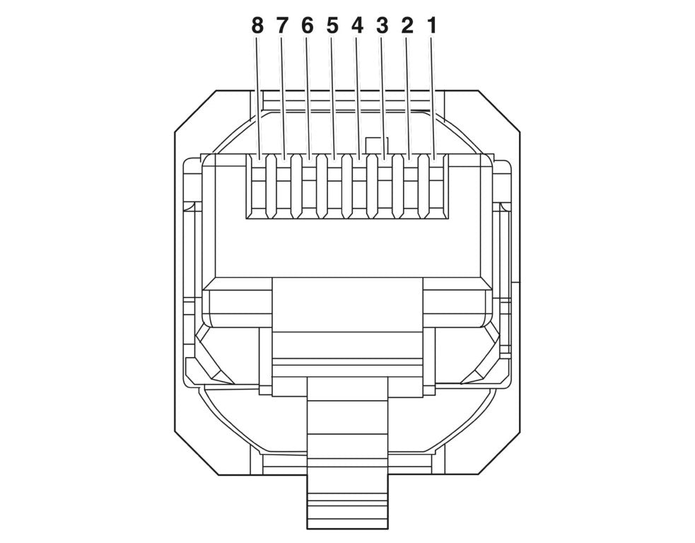 Phoenix Contact VS-08-RJ45-5-Q/IP20 1656725 Connector