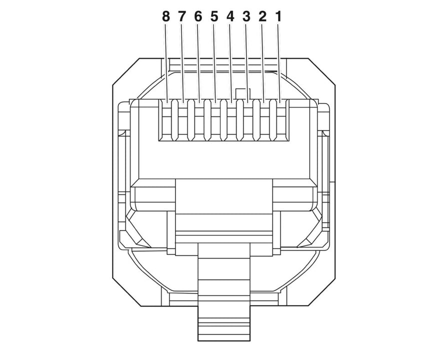 Phoenix Contact VS-08-RJ45-5-Q/IP20 1656725 Connector