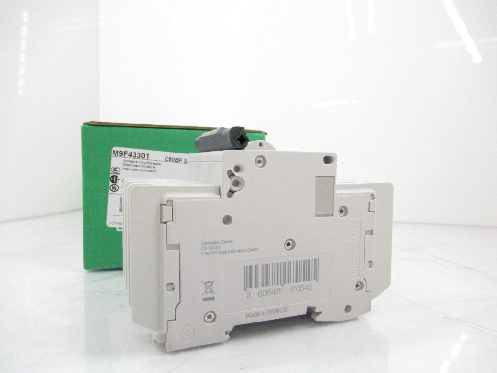 Schneider Electric Square D M9F43301 3-Pole Miniature Circuit Breaker