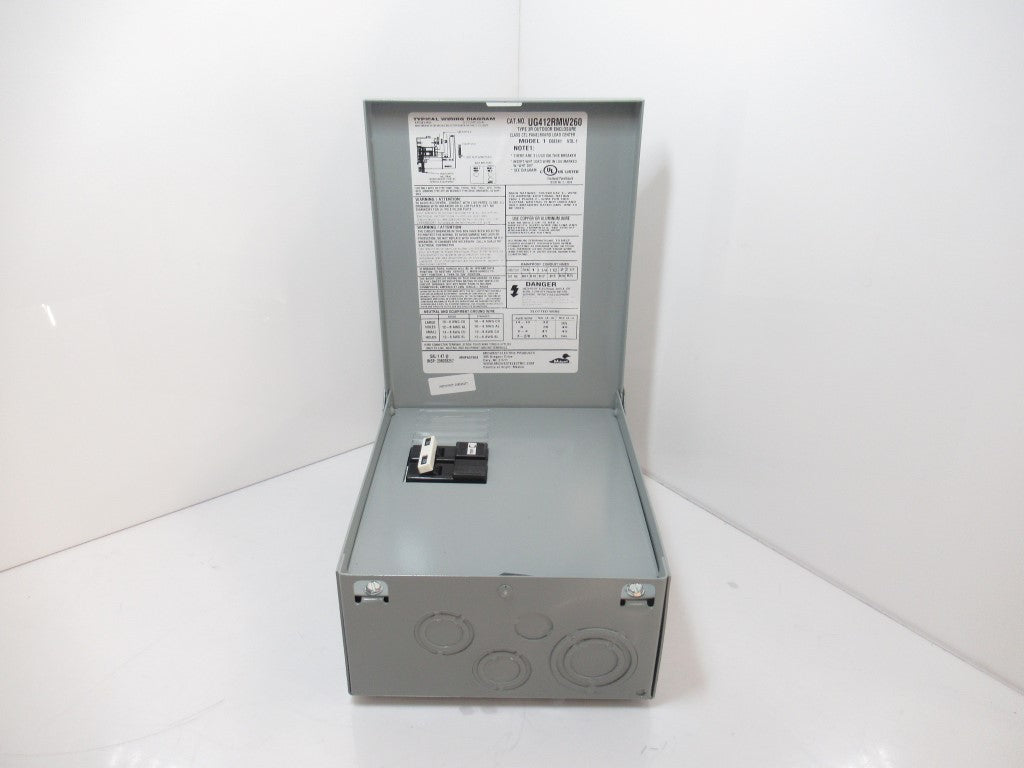 Midwest UG412RMW260 Weatherproof Disconnect Panel 2 Pole 60A