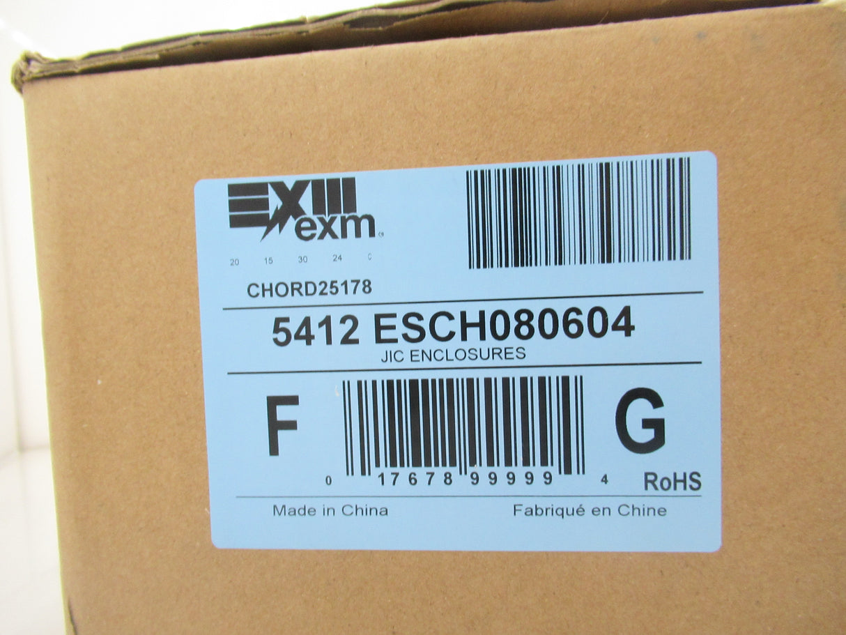 Exm 5412 ESCH080604 8" X 6" X 4" Assembly