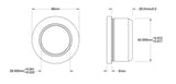 Kipp K1022.A2800X25 Drill Bushings Flanged DIN 172 Style A