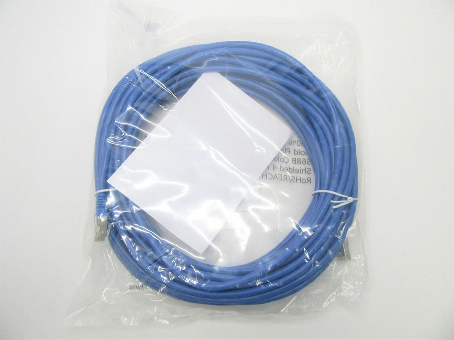 Patch Cable Ethernet CAT6AS-50BL, SFTP, 26 AWG, 50 FT, CAT6, Blue