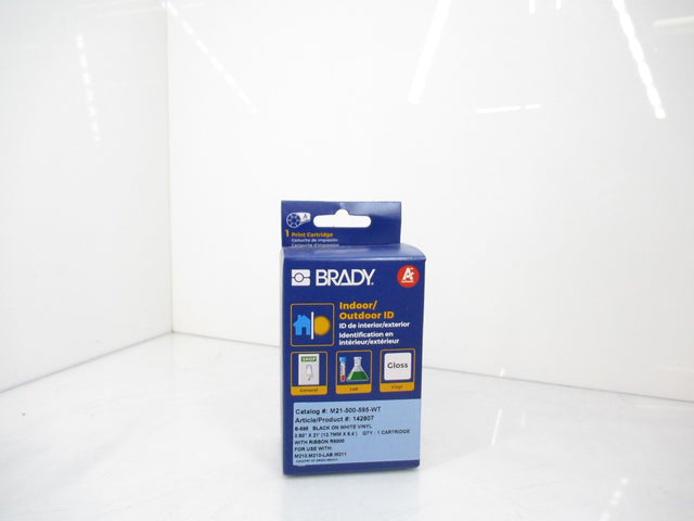 Brady M21-500-595-WT Label Cartridge For BMP21 1/2 in