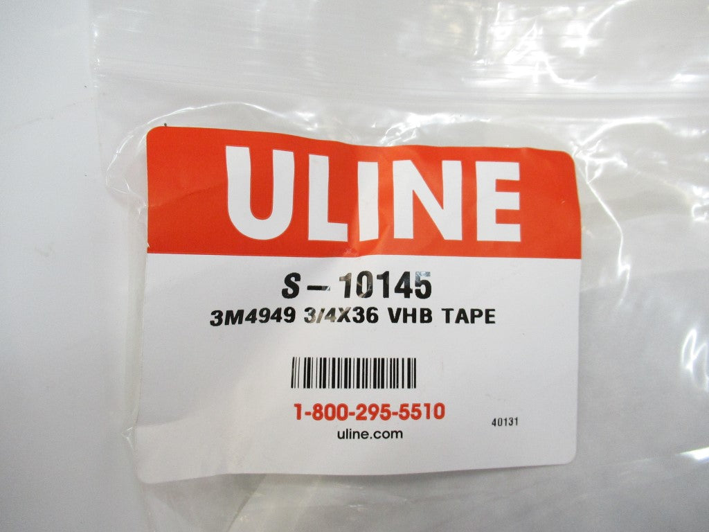 Uline S-10145 3M4949 VHB Double-Sided Foam Tape, 3/4x36