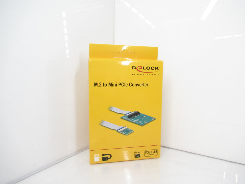 Delock 62848 Converter M.2 Key A+E Male > 1 X Mini Pcie Slot Half Size