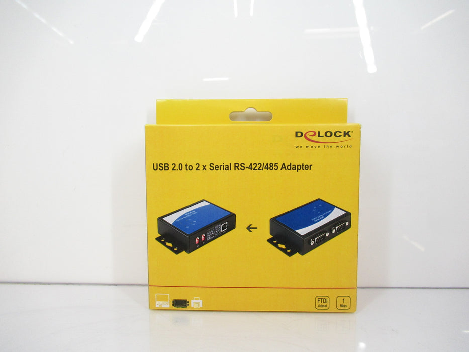 Delock 87586 Usb 2.0 Adapter To 2 X Serial Rs-422/485