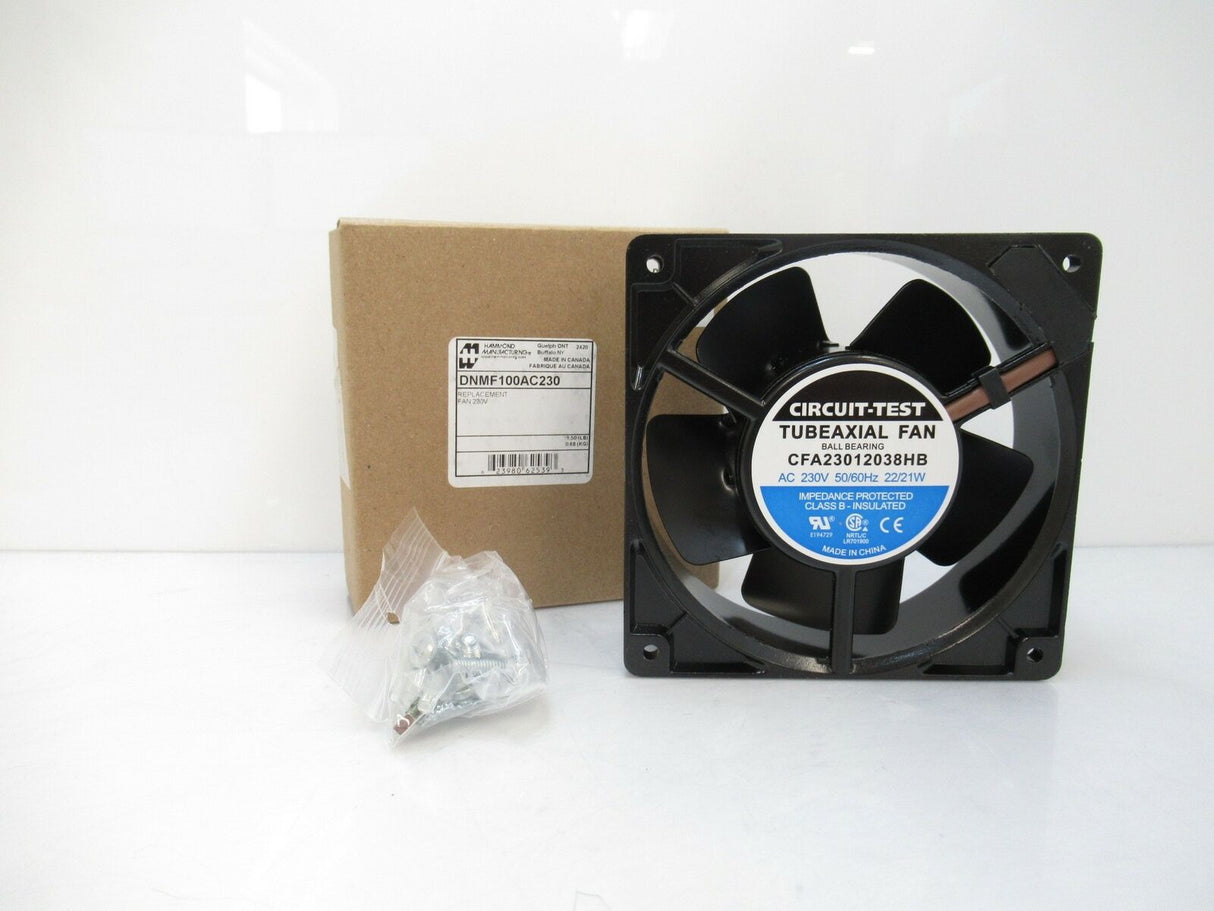 Hammond Manufacturing DNMF100AC230 Replacement Fan 120mm 230V New In Box