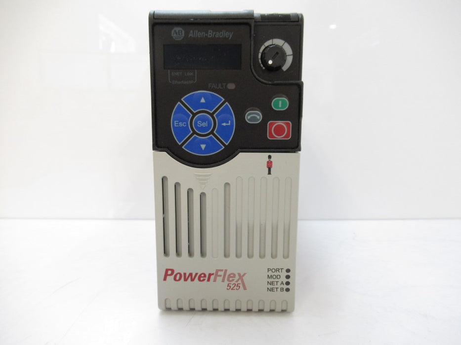 Allen Bradley 25B-B2P5N104  PowerFlex 525 AC Drive 0.5HP, 3PH, SURPLUS