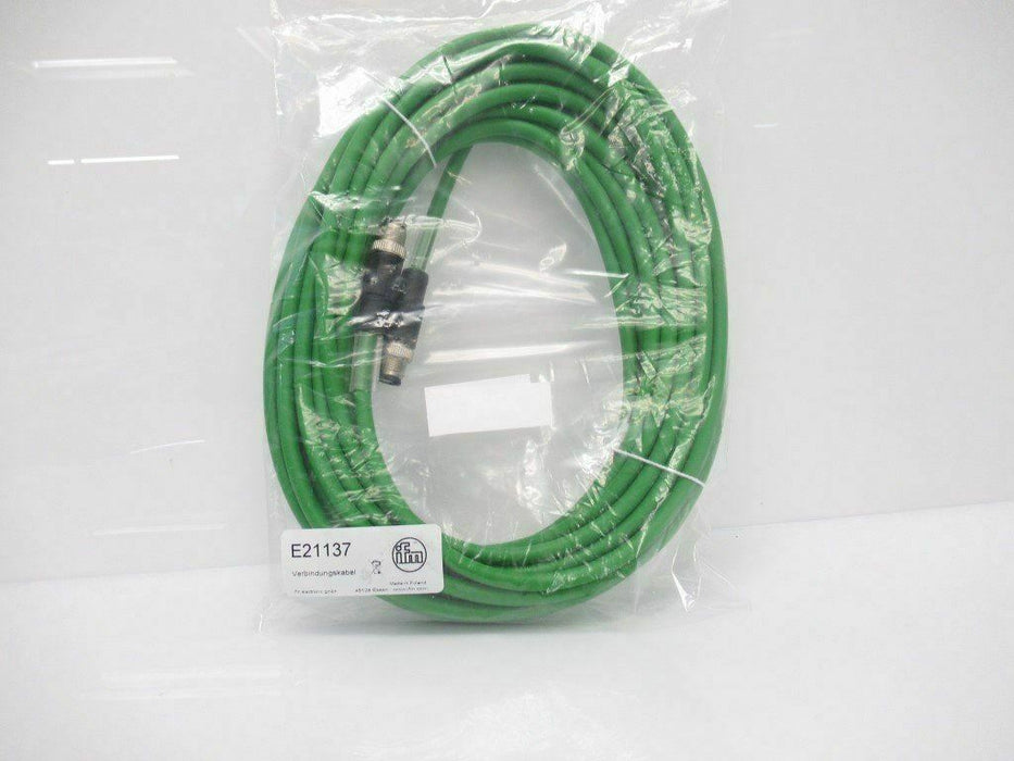 Ifm Electronic E21137 Ethernet Connection Cable, D-Coded, 5 m